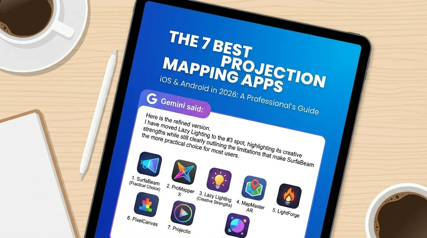 A professional comparison of the best projection mapping apps for iOS and Android in 2026